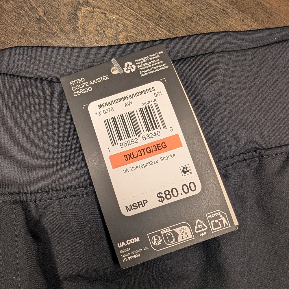 Under Armour Black Athletic Shorts - Picture 4 of 6